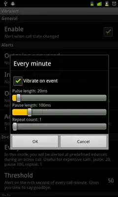 Vibralert Demo android App screenshot 1